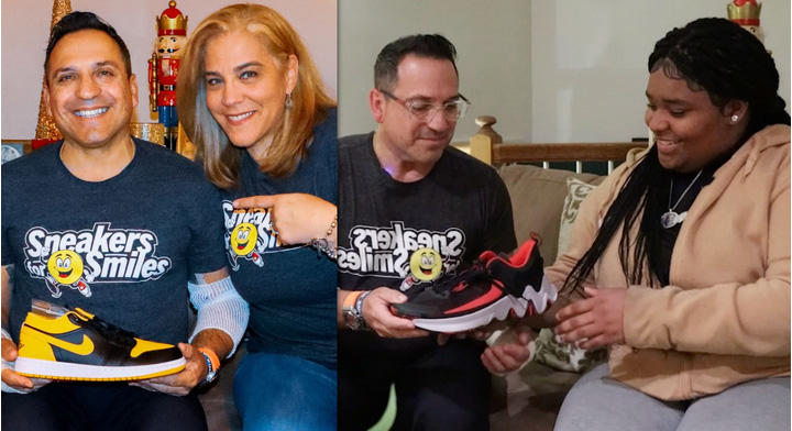 Dr. Claudio V Cerullos initiative Sneakers for Smiles